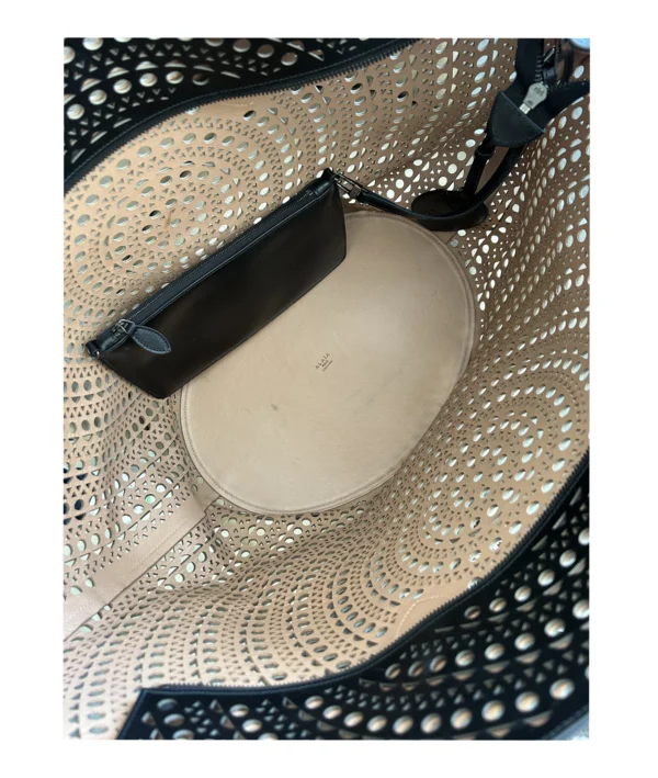 Alaia Oversized Lasercut Tote