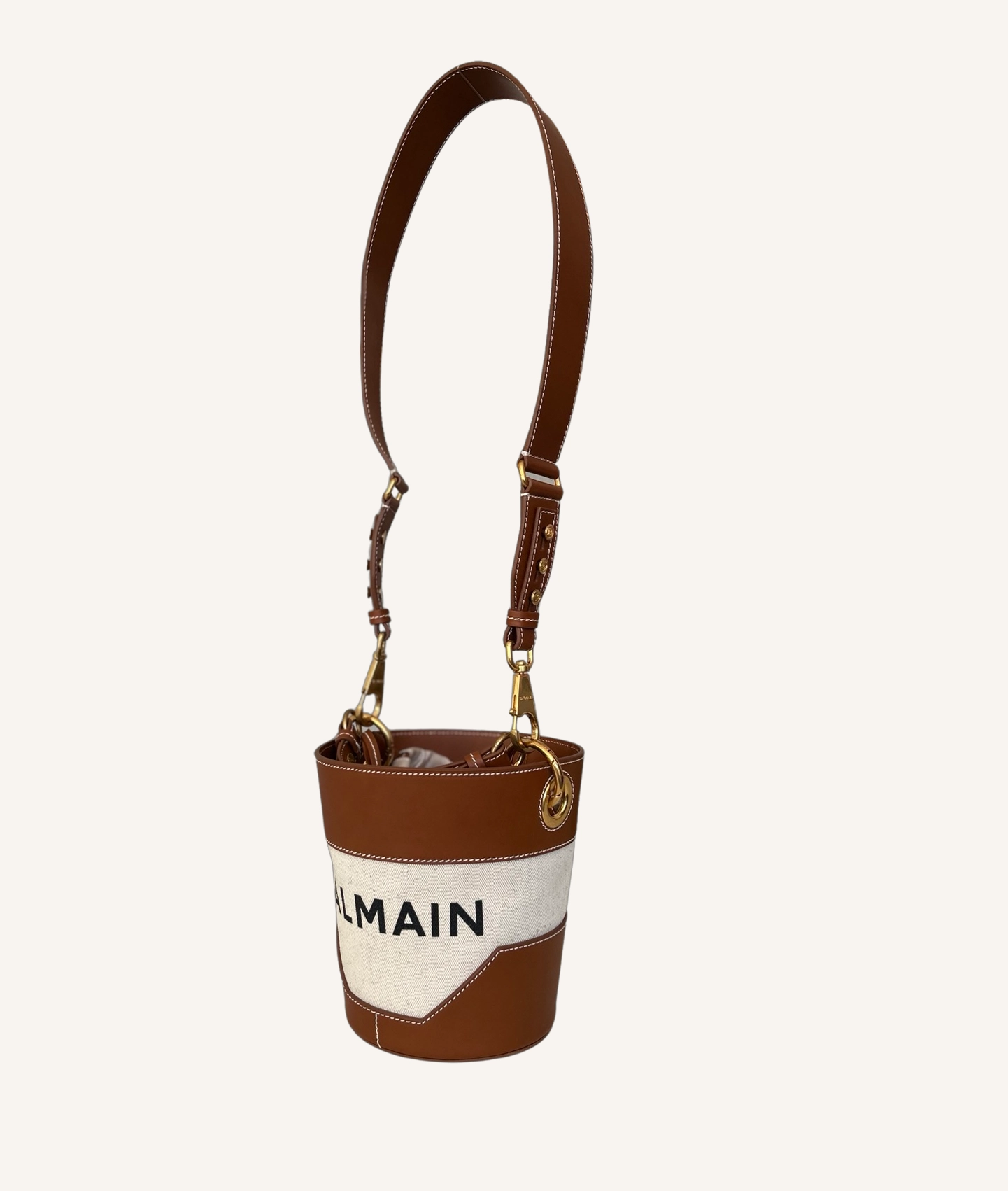 Balmain Saddler Bucket Bag