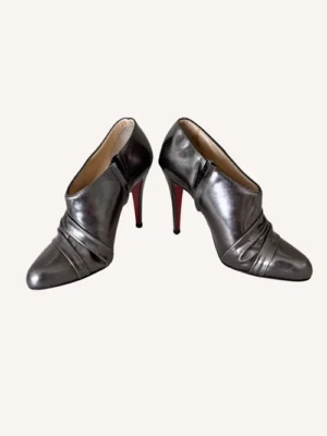 Christian Louboutin Metallic Booties (Size 36)