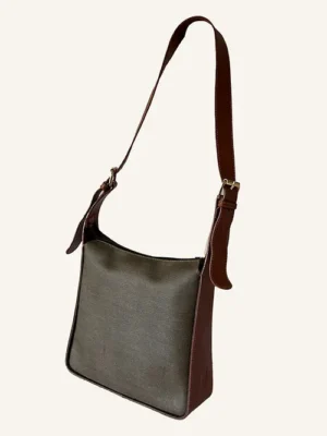 Fendi Coated Canvas & Leather Shoulderbag