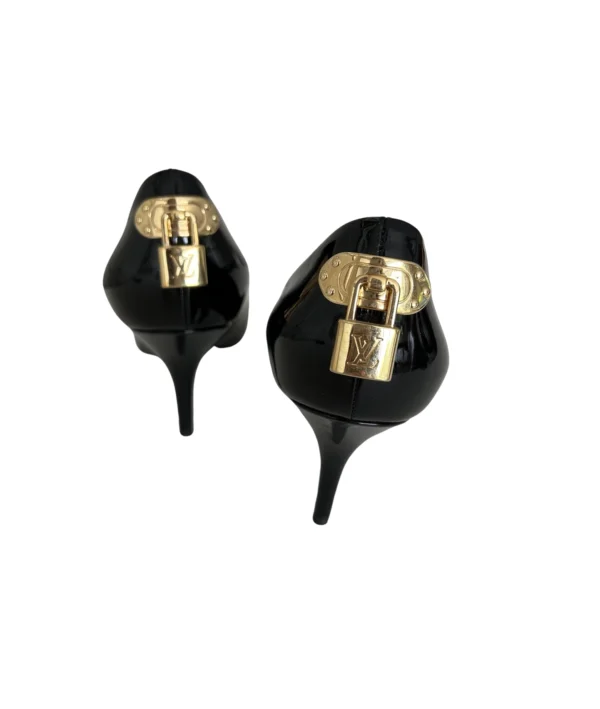 Louis Vuitton Patent Oh Really Pumps (Size 37.5)