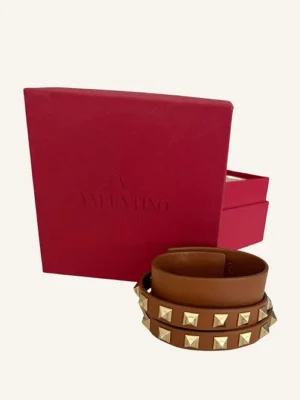 Valentino Garavani Rockstud Double Strap Bracelet