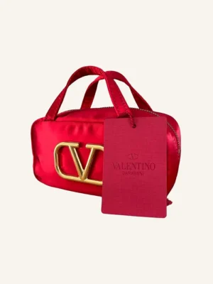 Valentino V Logo Cosmetic Case