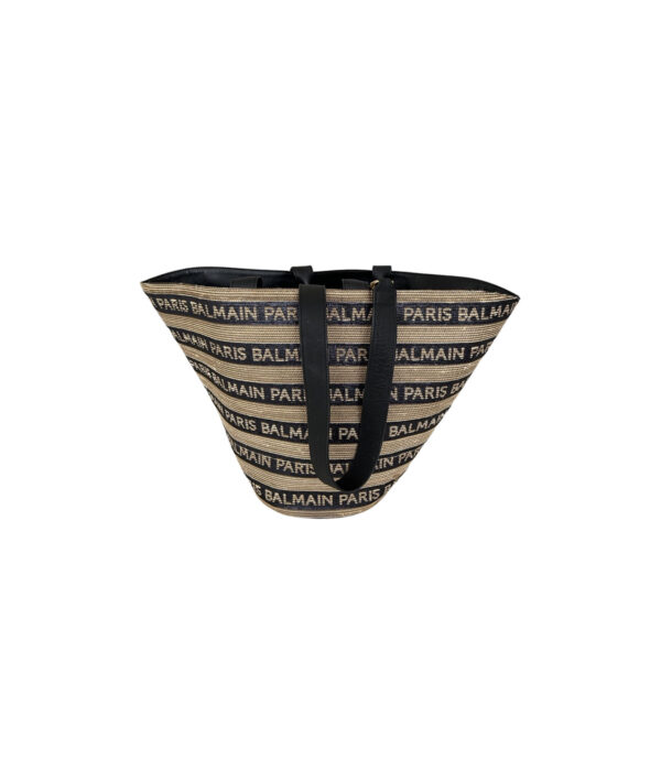 Balmain Raffia Basket