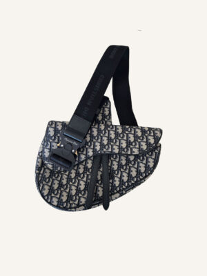 Christian Dior Saddle Bag Oblique Jacquard