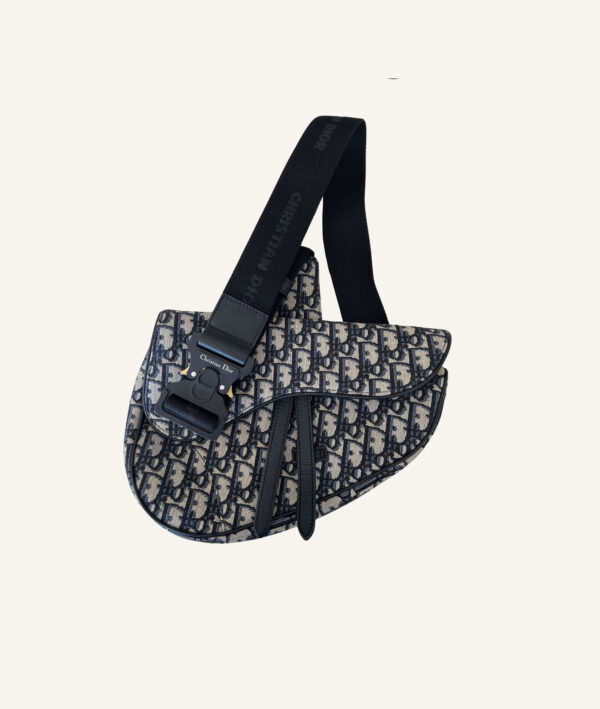 Christian Dior Saddle Bag Oblique Jacquard