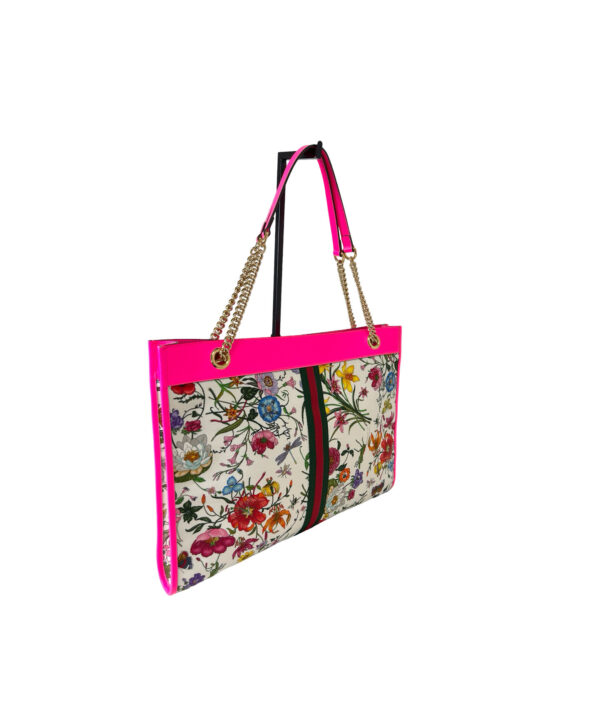 Gucci Rajah Floral Tote with Matching Pochette