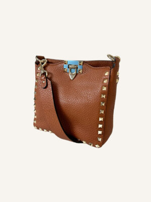 Valentino Garavani Small Rockstud Flip-Lock Hobo Bag