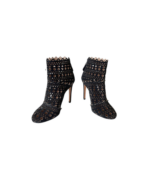 Alaia Suede Booties (Size 36)