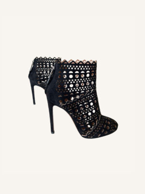 Alaia Suede Booties (Size 36)