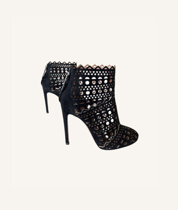 Alaia Suede Booties (Size 36)