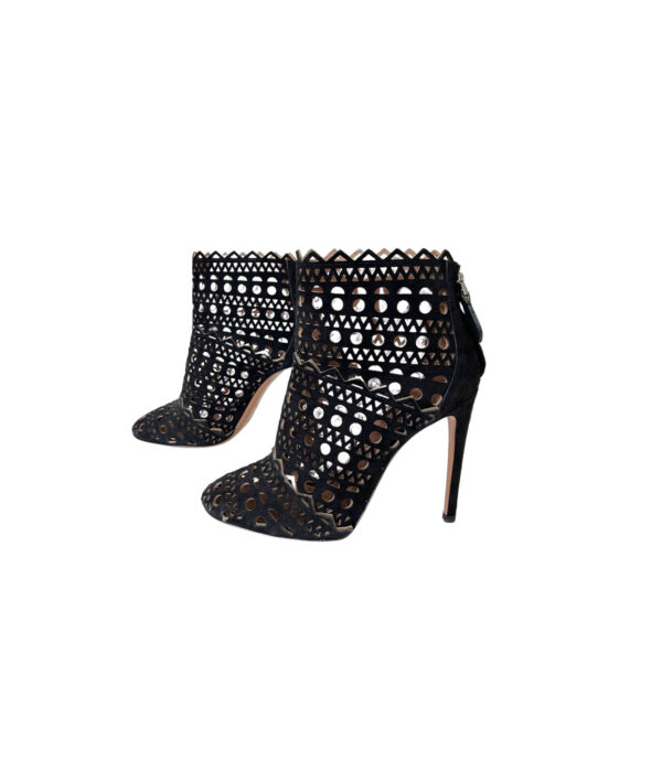 Alaia Suede Booties (Size 36)