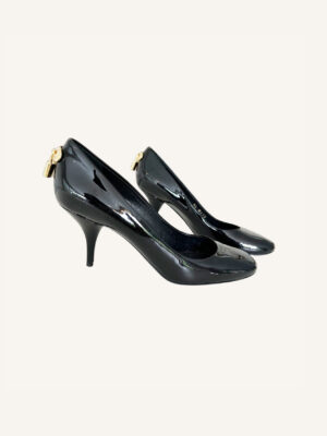 Louis Vuitton Patent Oh Really Pumps (Size 37.5)