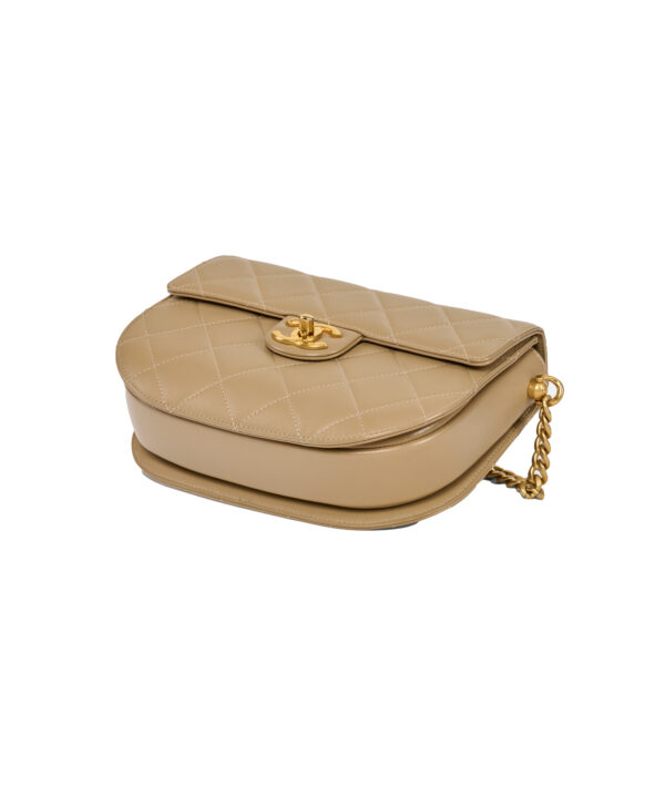 Chanel Quilted Moon Messenger Flap Crossbody