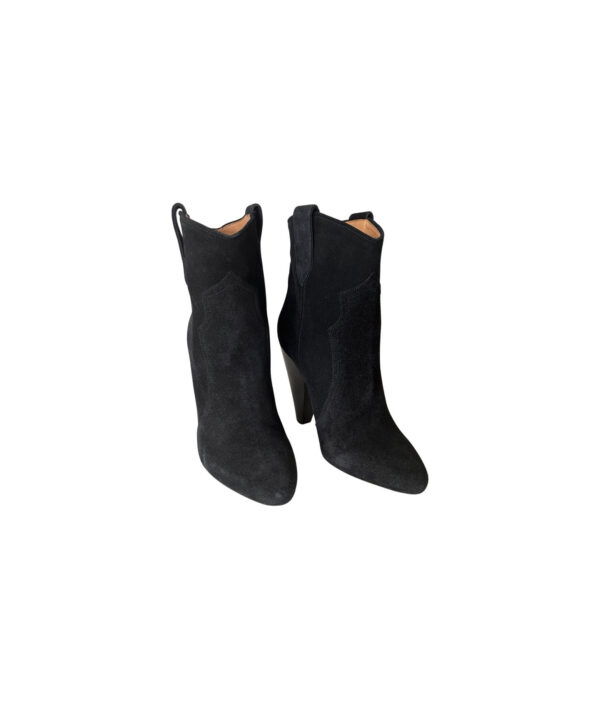 Isabel Marant Roxanne Suede Western Booties (Size 38)