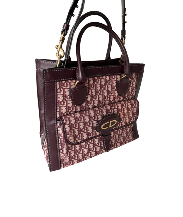 Christian Dior Oblique Canvas & Leather Tote