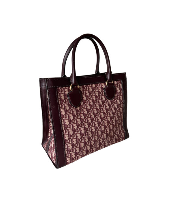 Christian Dior Oblique Canvas & Leather Tote