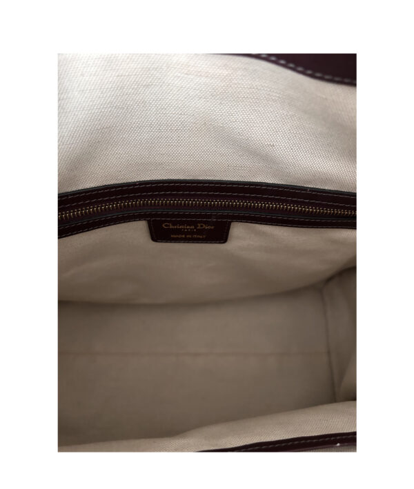Christian Dior Oblique Canvas & Leather Tote