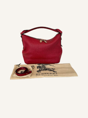 Burberry Grained Leather Handbag