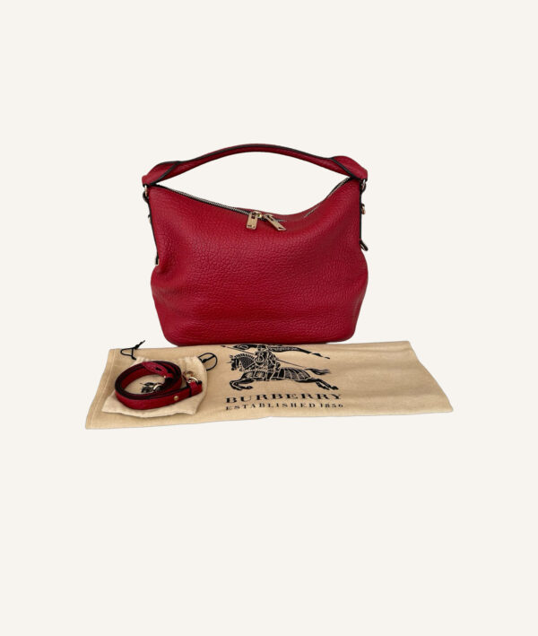 Burberry Grained Leather Handbag