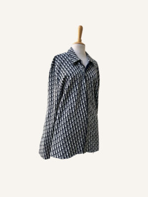 Christian Dior Long Sleeve Thick Monogram Shirt