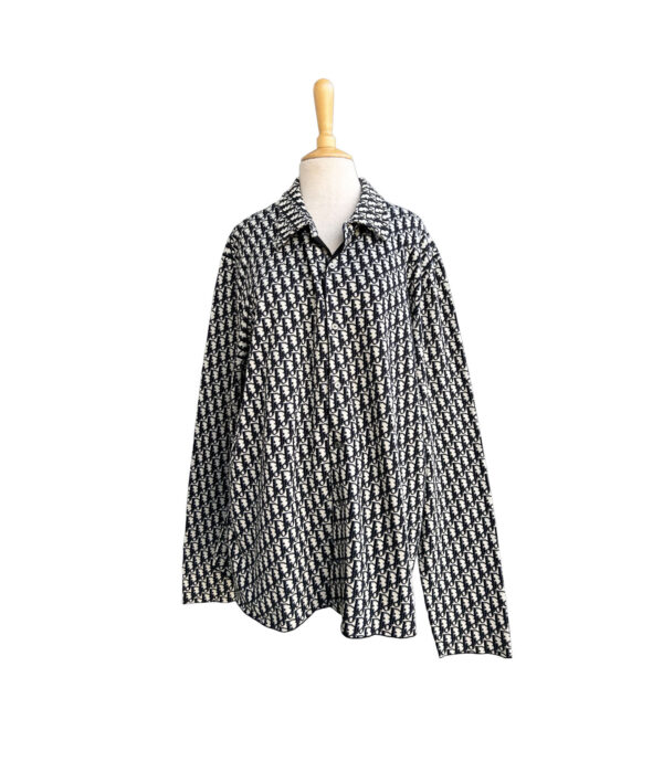 Christian Dior Long Sleeve Thick Monogram Shirt