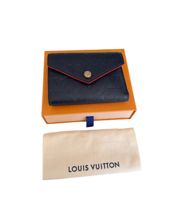 Louis Vuitton Portefeiulle Victorine Empreinte Mari Navy