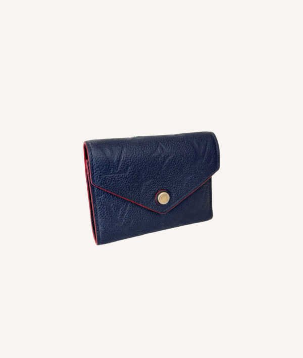 Louis Vuitton Portefeiulle Victorine Empreinte Mari Navy