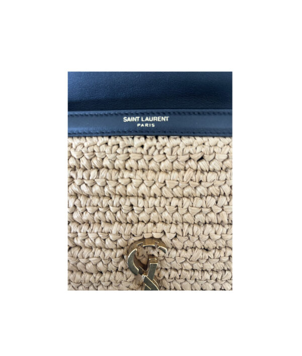 Saint Laurent Mini Cassandra Raffia Top Handle