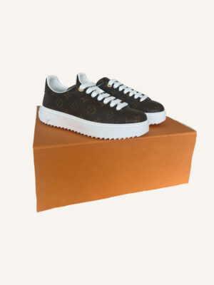 Louis Vuitton Time Out Monogram Sneaker (Size 38)