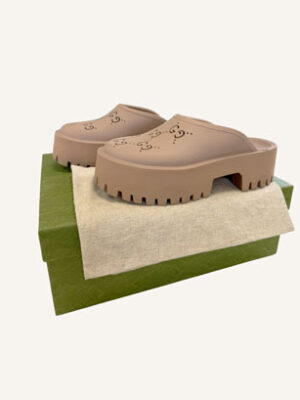 Gucci GG Slip On Sandals (Size 38)