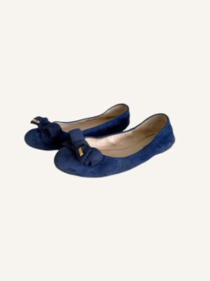 Prada Suede Ballet Flats (Size 37.5)