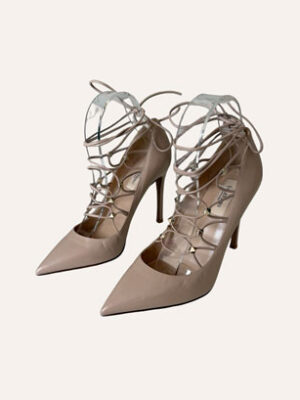 Valentino Rockstud Laceup Pumps (Size 38)