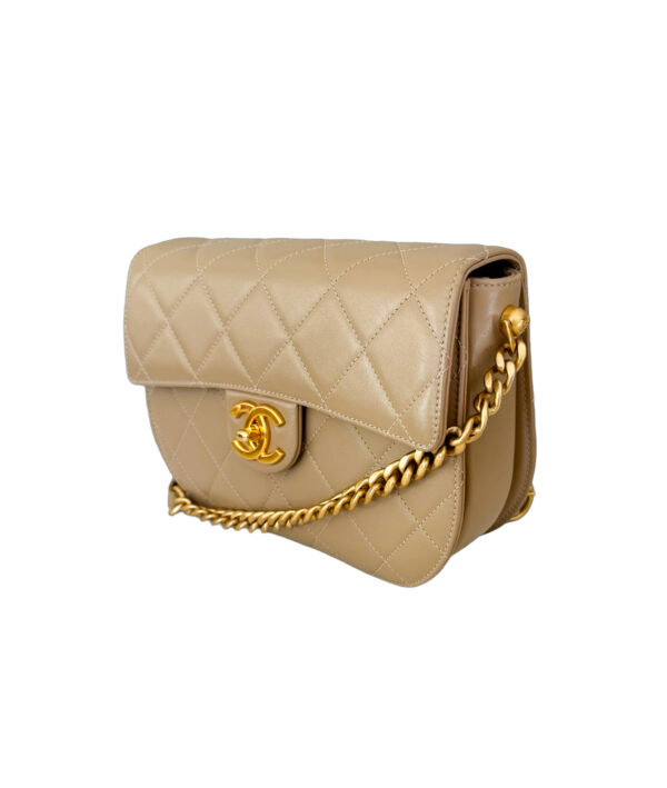 Chanel Quilted Moon Messenger Flap Crossbody