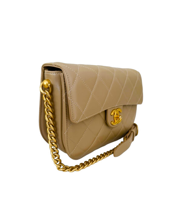 Chanel Quilted Moon Messenger Flap Crossbody