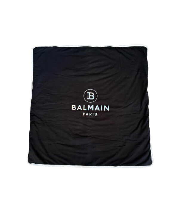 Balmain Kids Logo Print Blanket, Leggings and Beanie Set