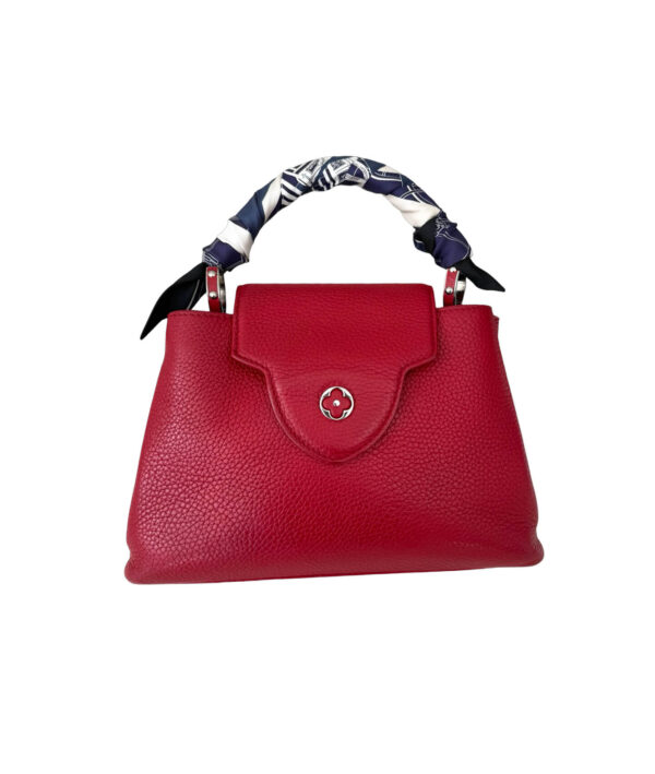 Hermès Spring Springs Twilly silk scarf in vibrant colorway with animated horse illustrations, designer neck accessory