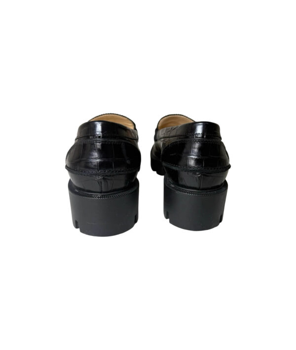 Christian Louboutin Lug Swing Embellished Leather Loafers (Size 39)