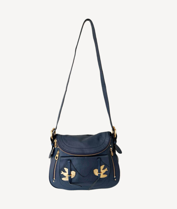 Marc by Marc Jacobs Petal to the Metal handbag with bird embellishments in leather
